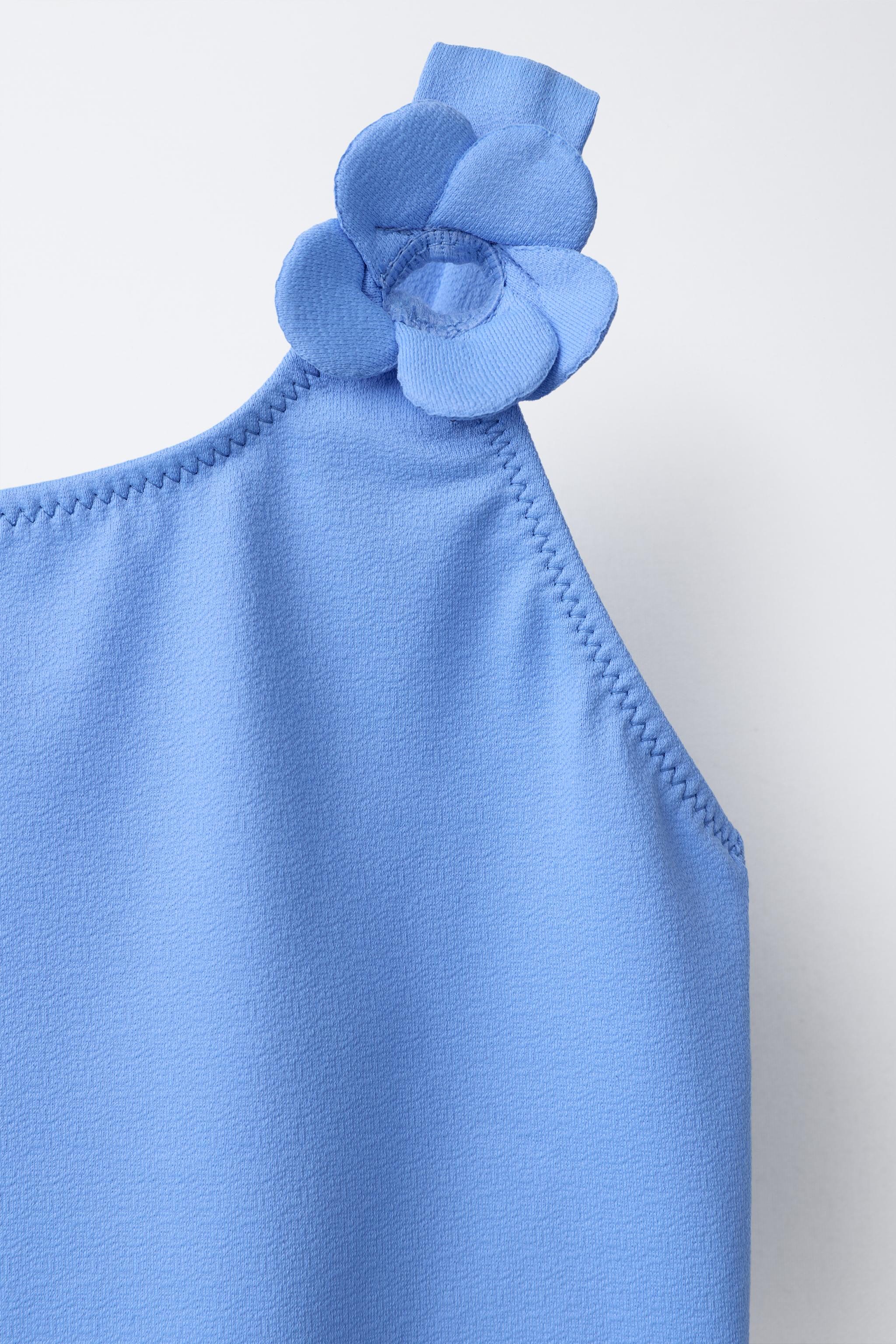 6-14 ANS/ MAILLOT DE BAIN TEXTURE FLEURS 3D